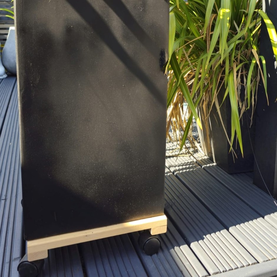 Square Wooden Pot Mover 35 x 35 cm
