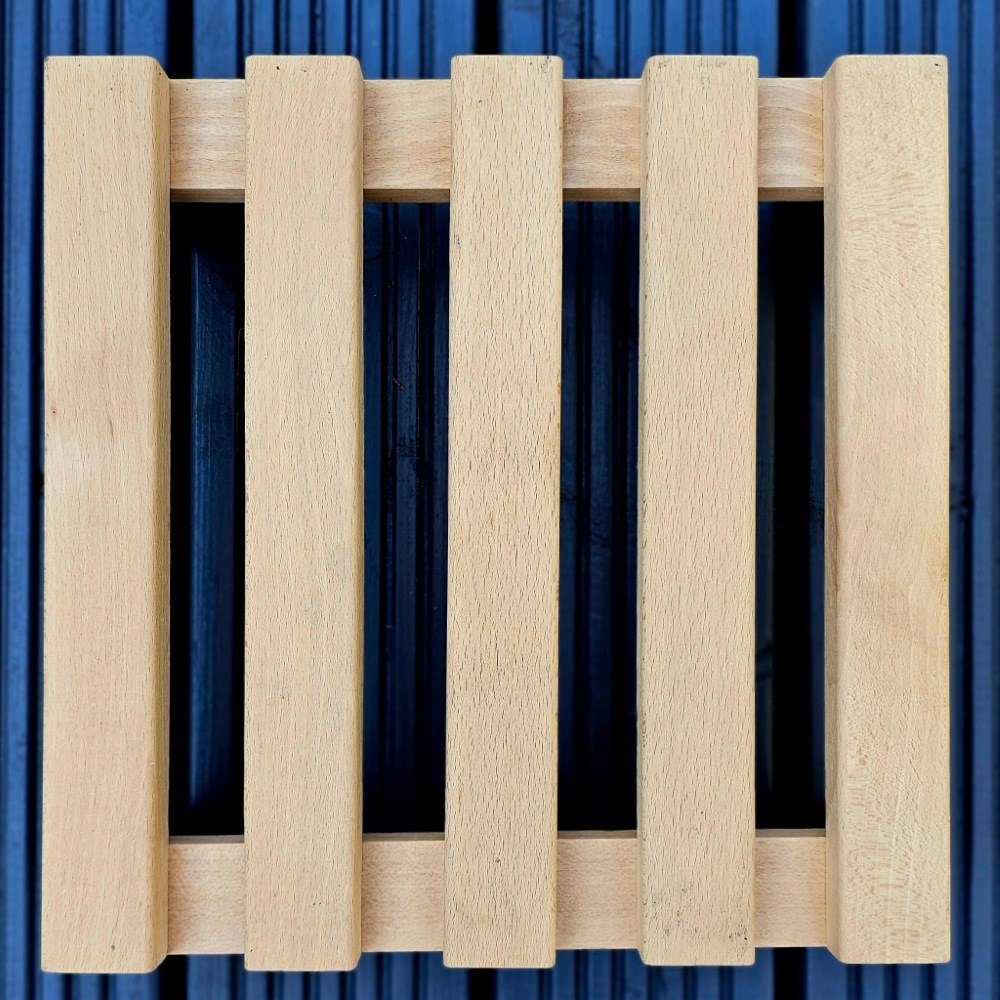 Square Wooden Pot Mover 35 x 35 cm