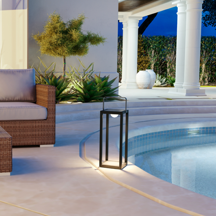 Lux Floor Lamp - Aluminium