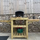 Wooden Pizza Oven Table