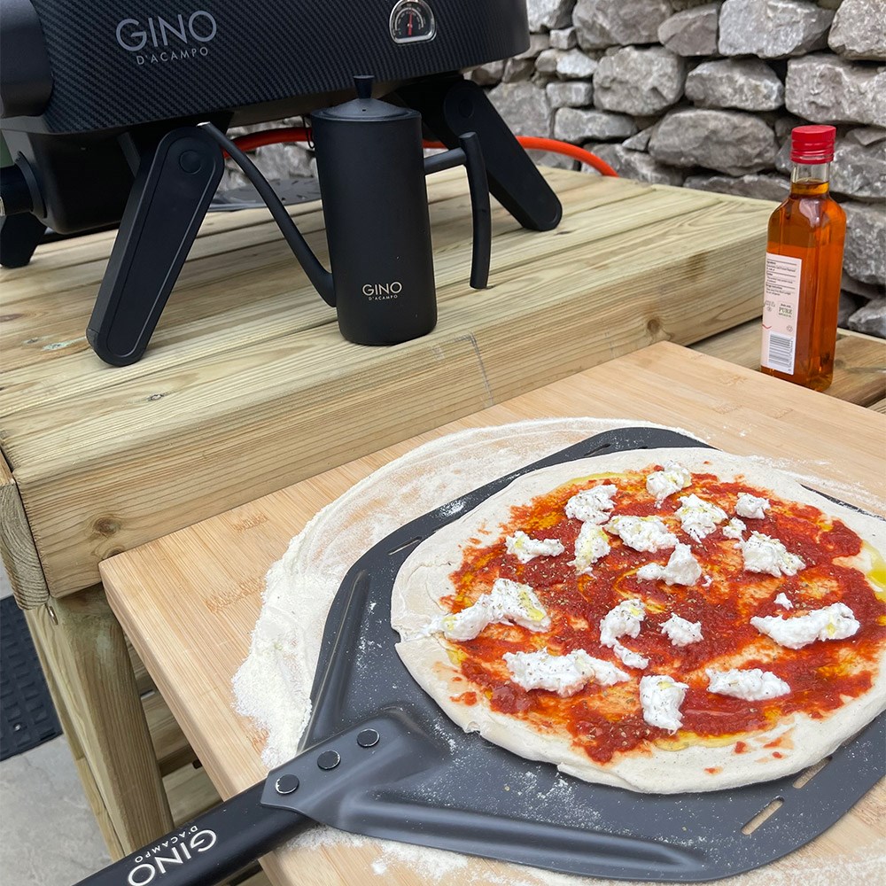 Wooden Pizza Oven Table