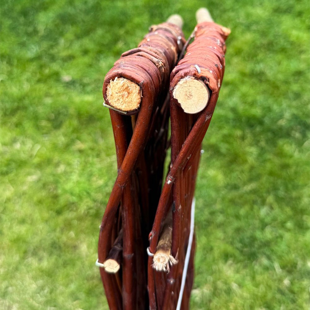 Natural Woven Willow Lawn Edging