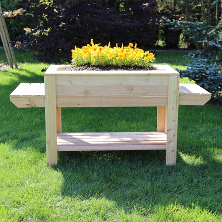 Ron Larch Wooden Planter