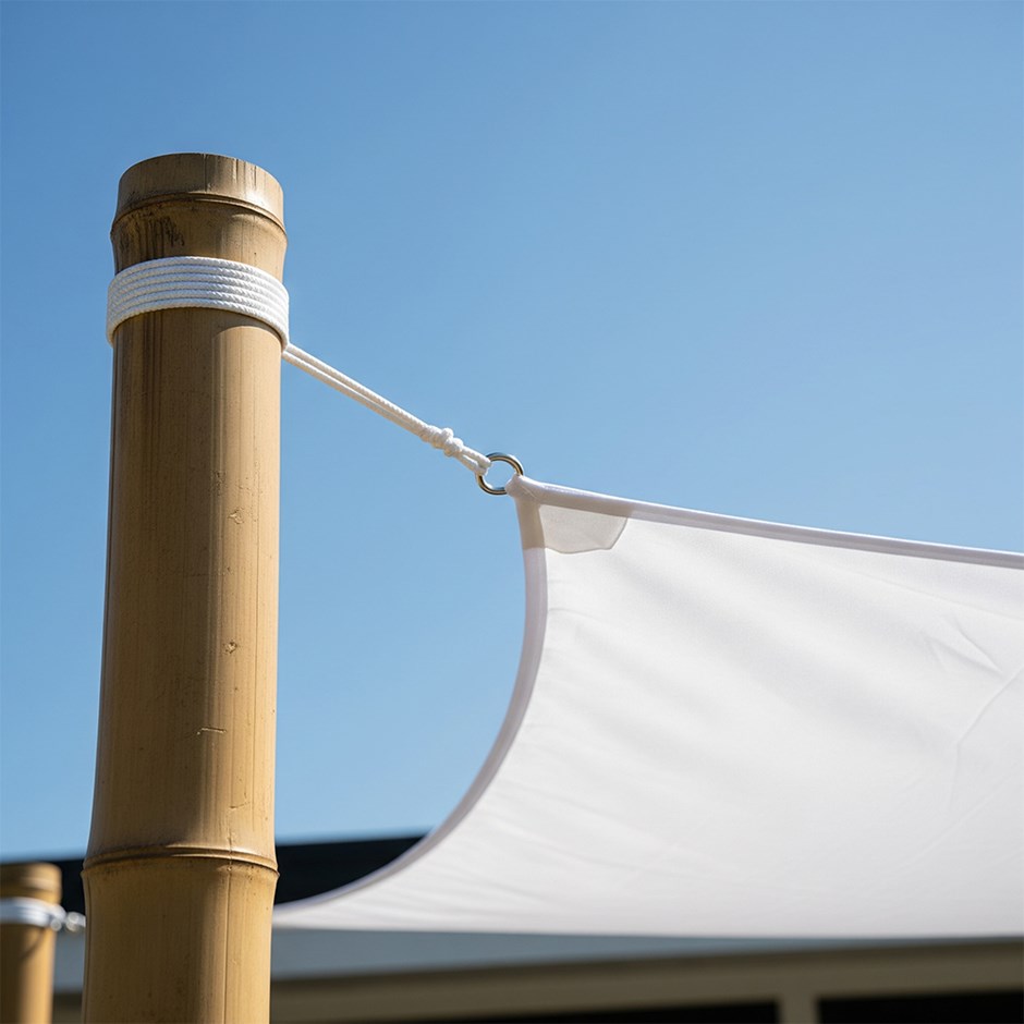 Bamboo Sail Shade Pole 12-14cm Diameter