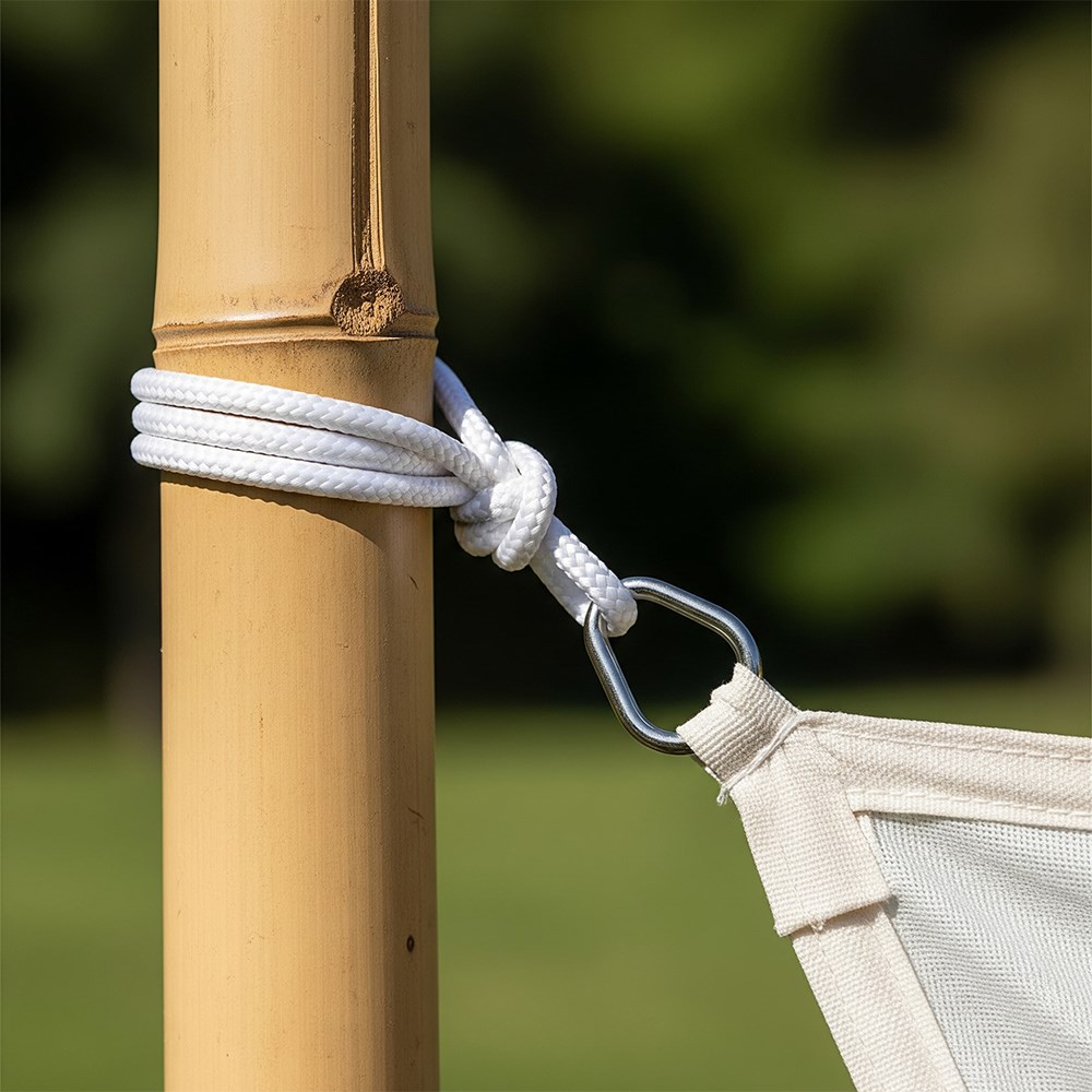 Bamboo Sail Shade Pole 12-14cm Diameter