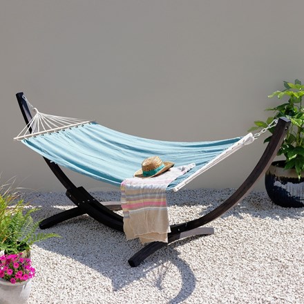 Wooden Hammock Stand Charcoal And Sage Hammock