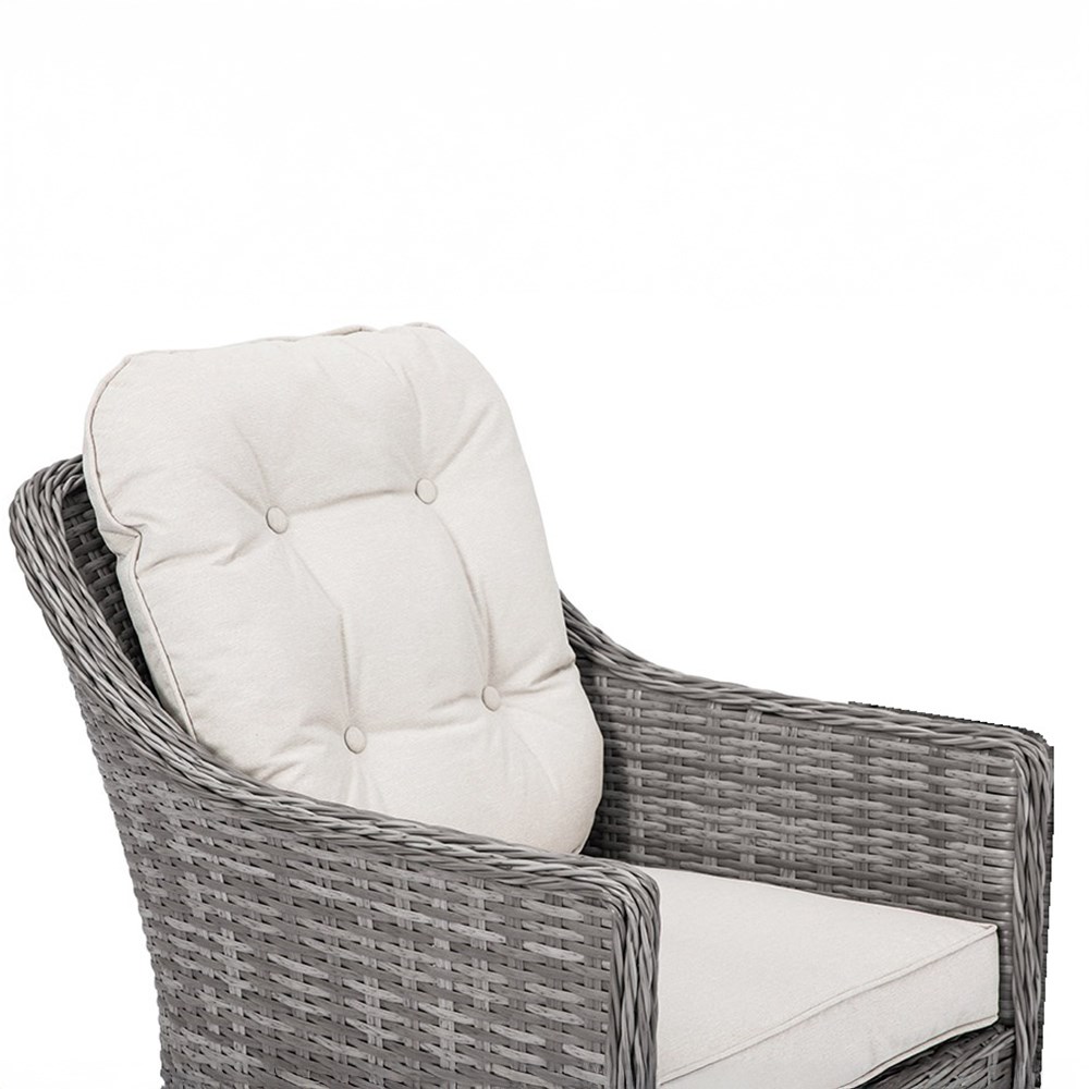 Classic Rounded Back Dining Chair, Set of 2, Stone