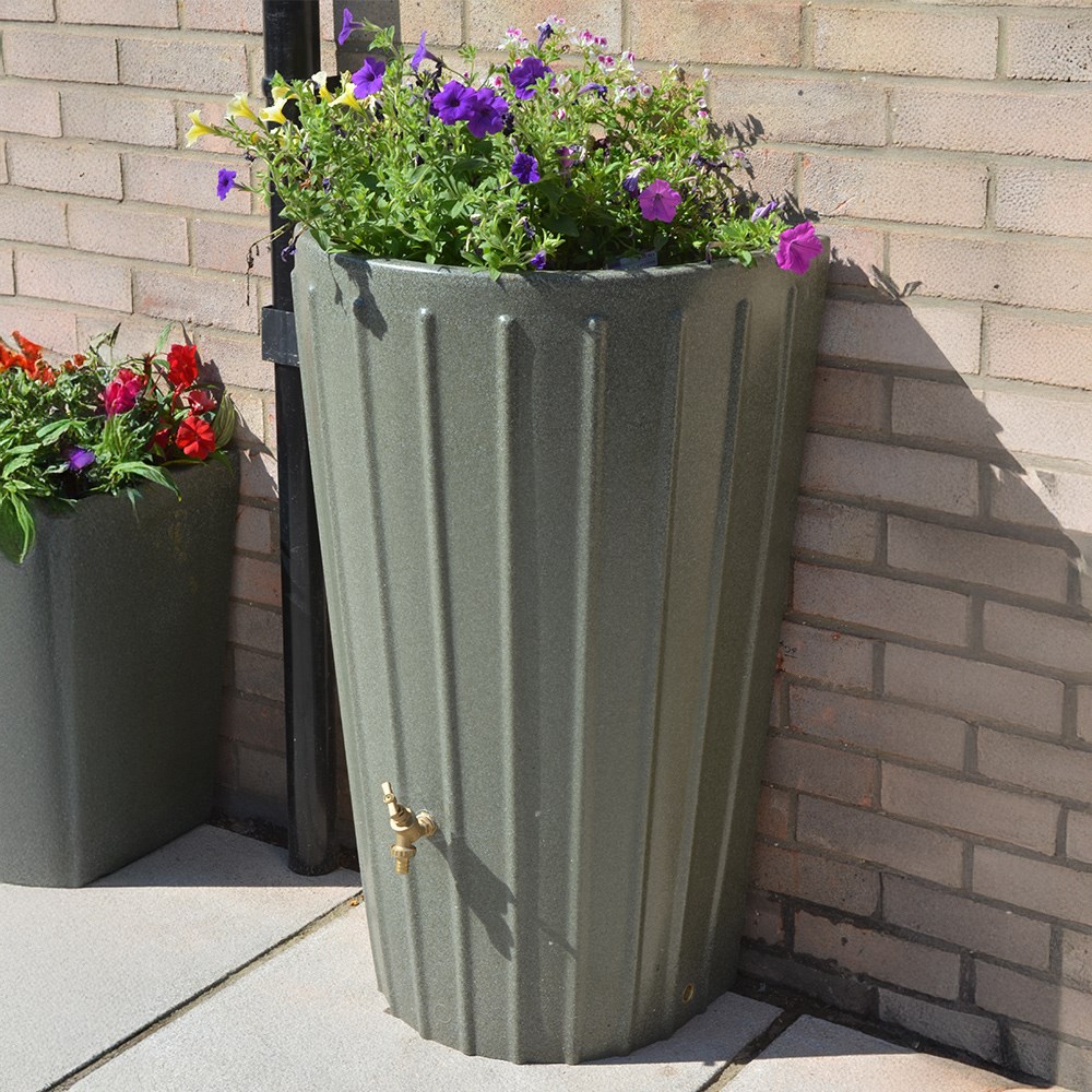 Cosmo Mini Water Butt Planter Sandstone