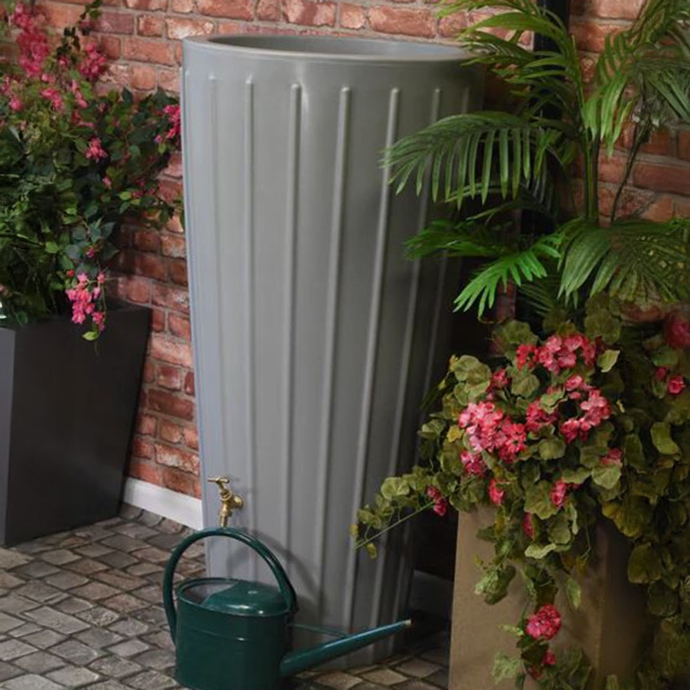 Cosmo 200l Water Butt Planter Black