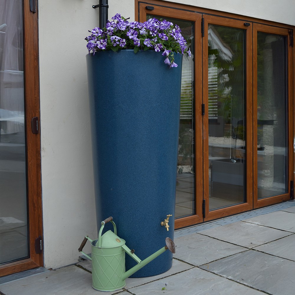 Big City Water Butt Planter Green Marble