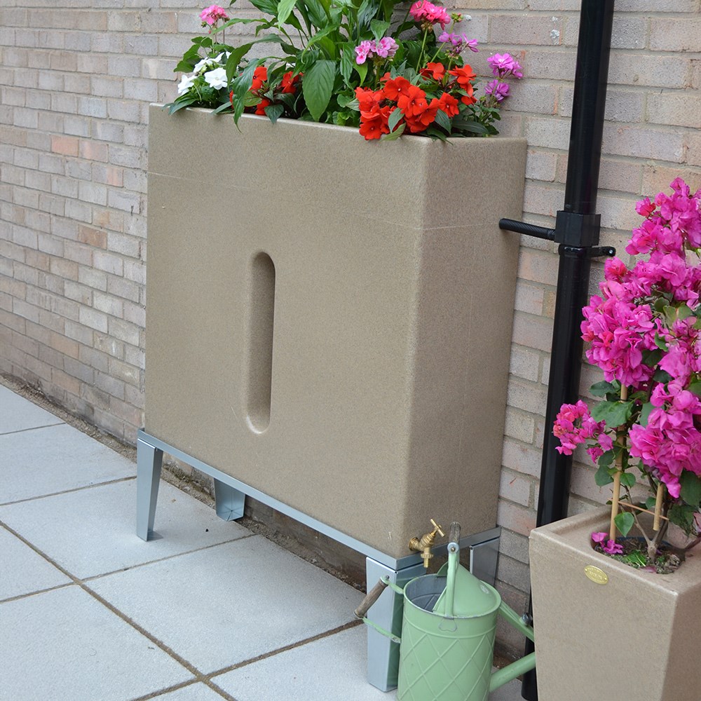 Slimline Water Butt Planter Millstone