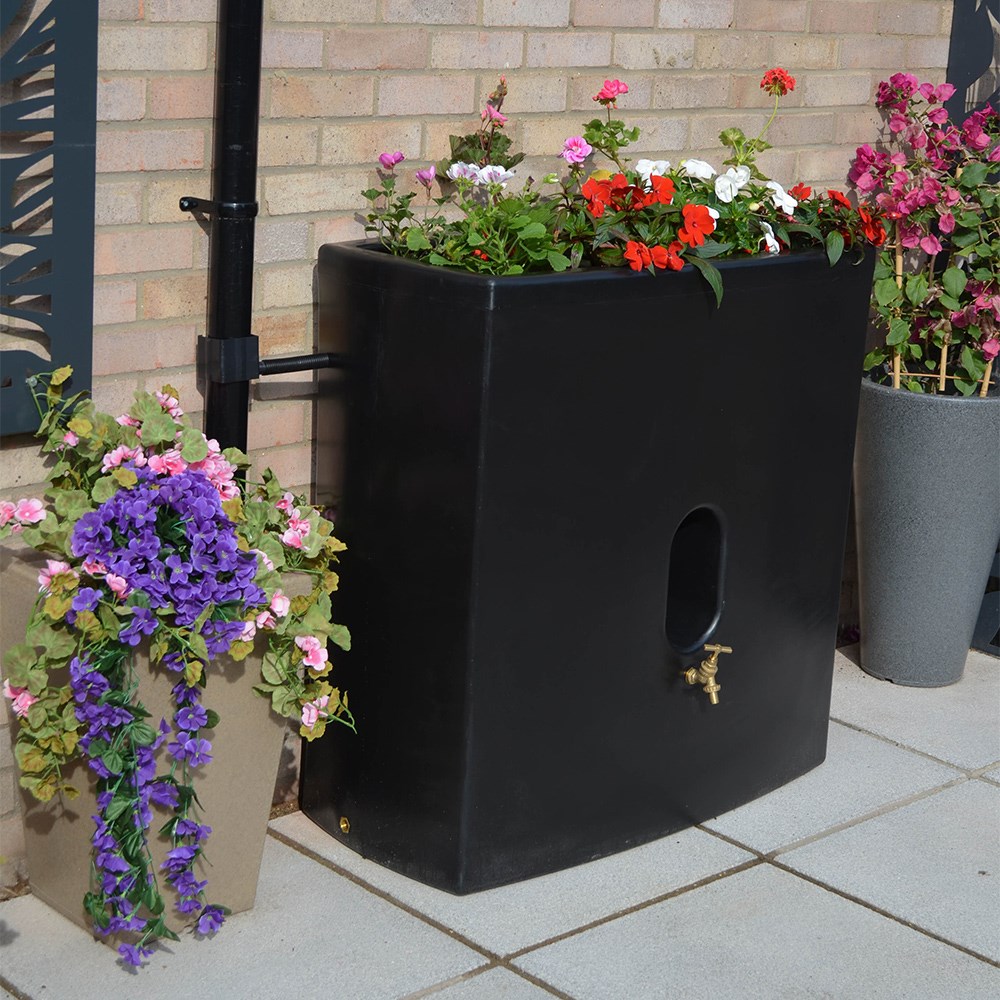 Oasis Water Butt Planter Sandstone