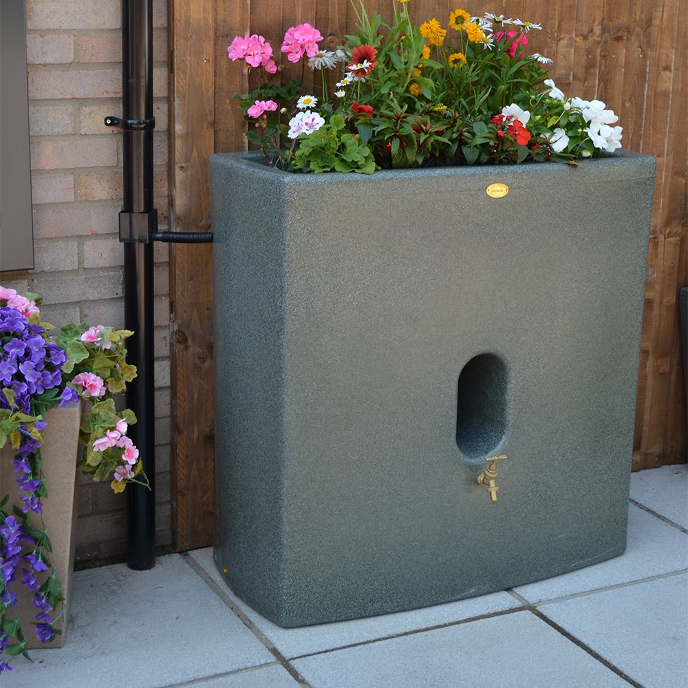 Oasis Water Butt Planter Sandstone