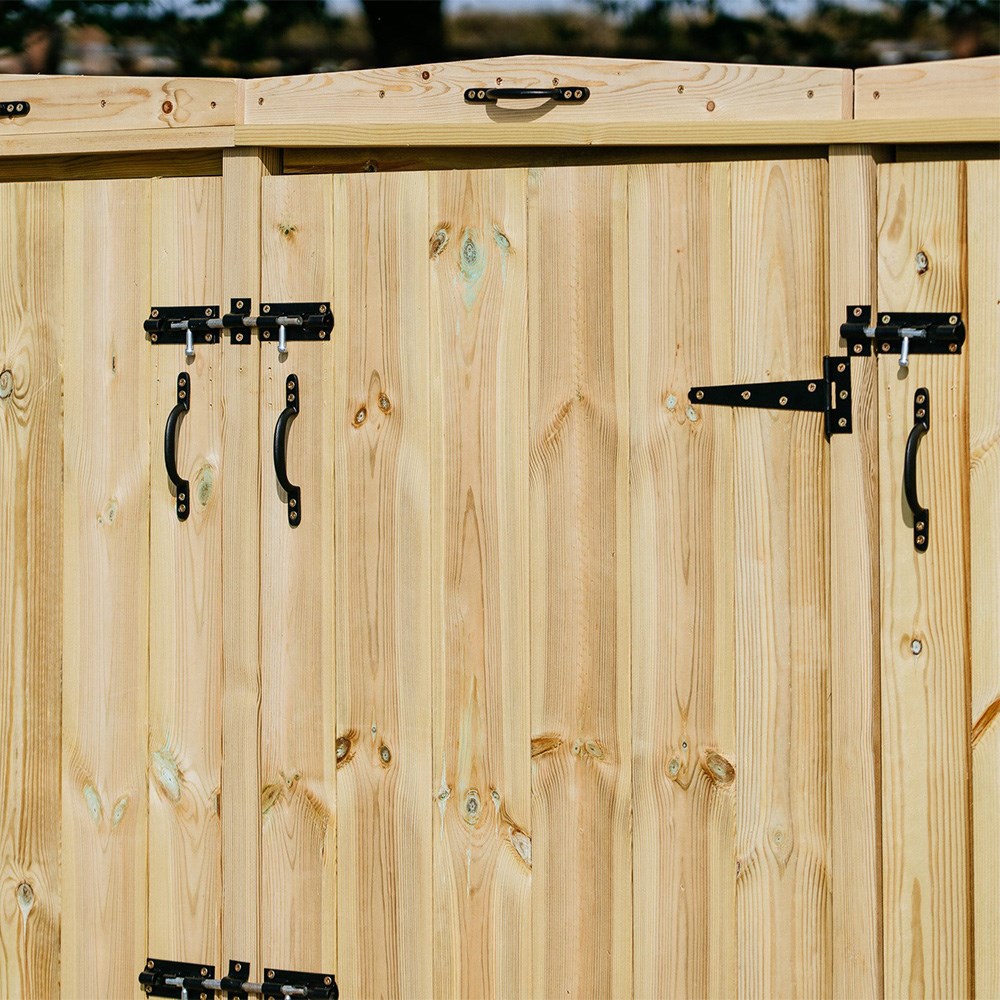 Chatburn Quad Wheelie Bin Store