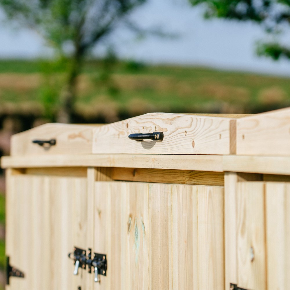 Chatburn Quad Wheelie Bin Store