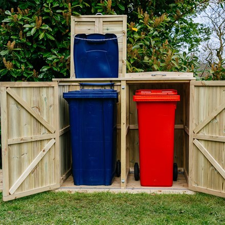 Shireburn Double Wheelie Bin Store 2 x 140L