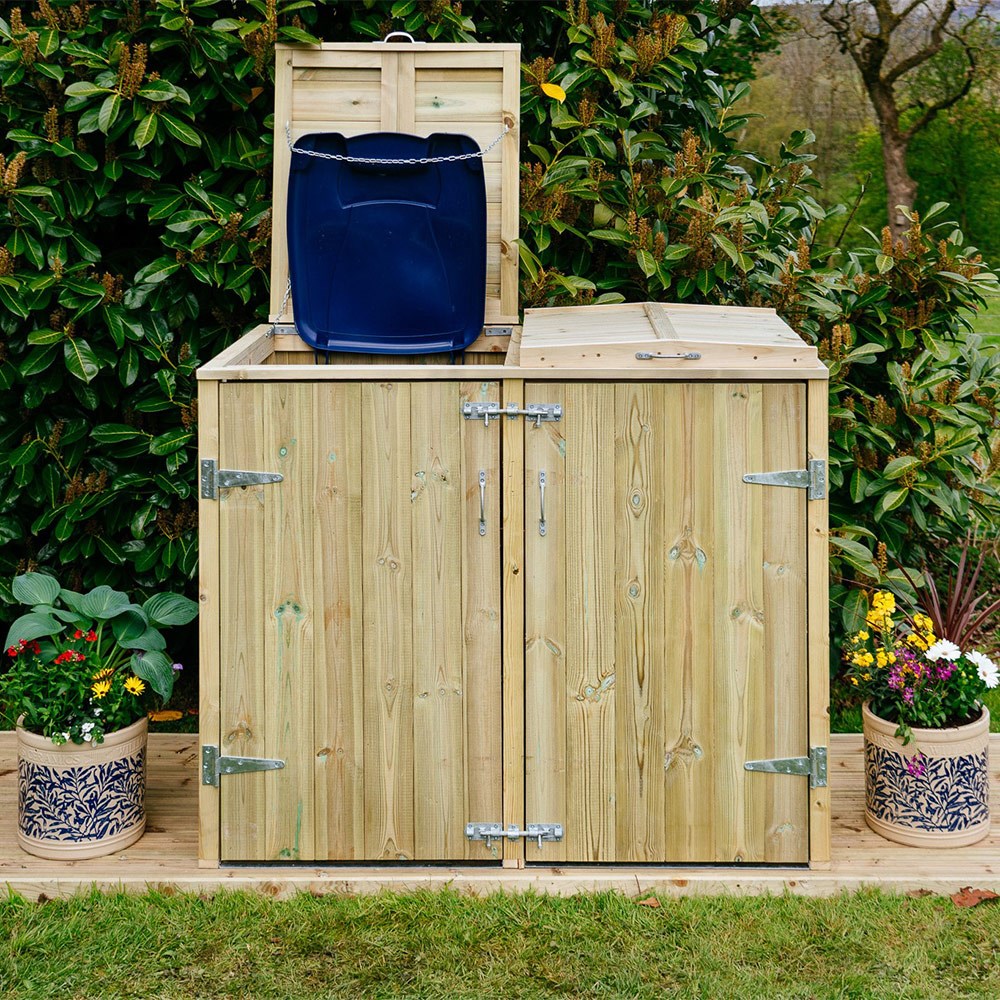 Shireburn Double Wheelie Bin Store