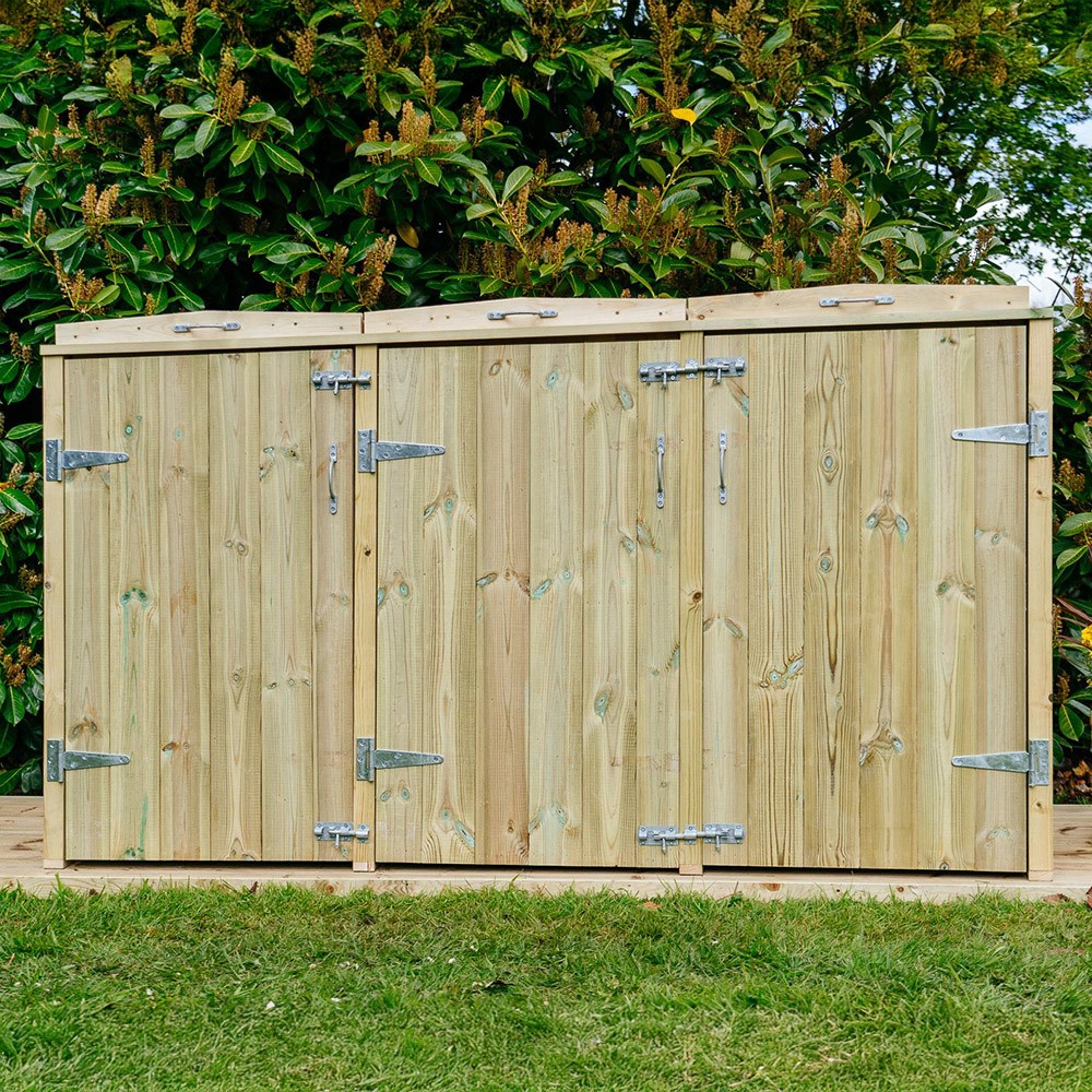 Shireburn Single Wheelie Bin & Recycle Box Store