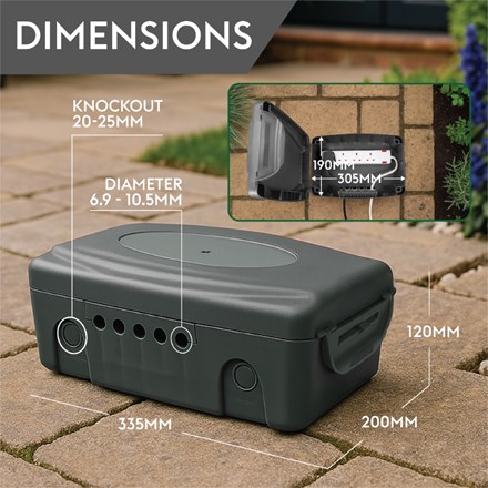 Kit Four Extension and Electrical Connection Box