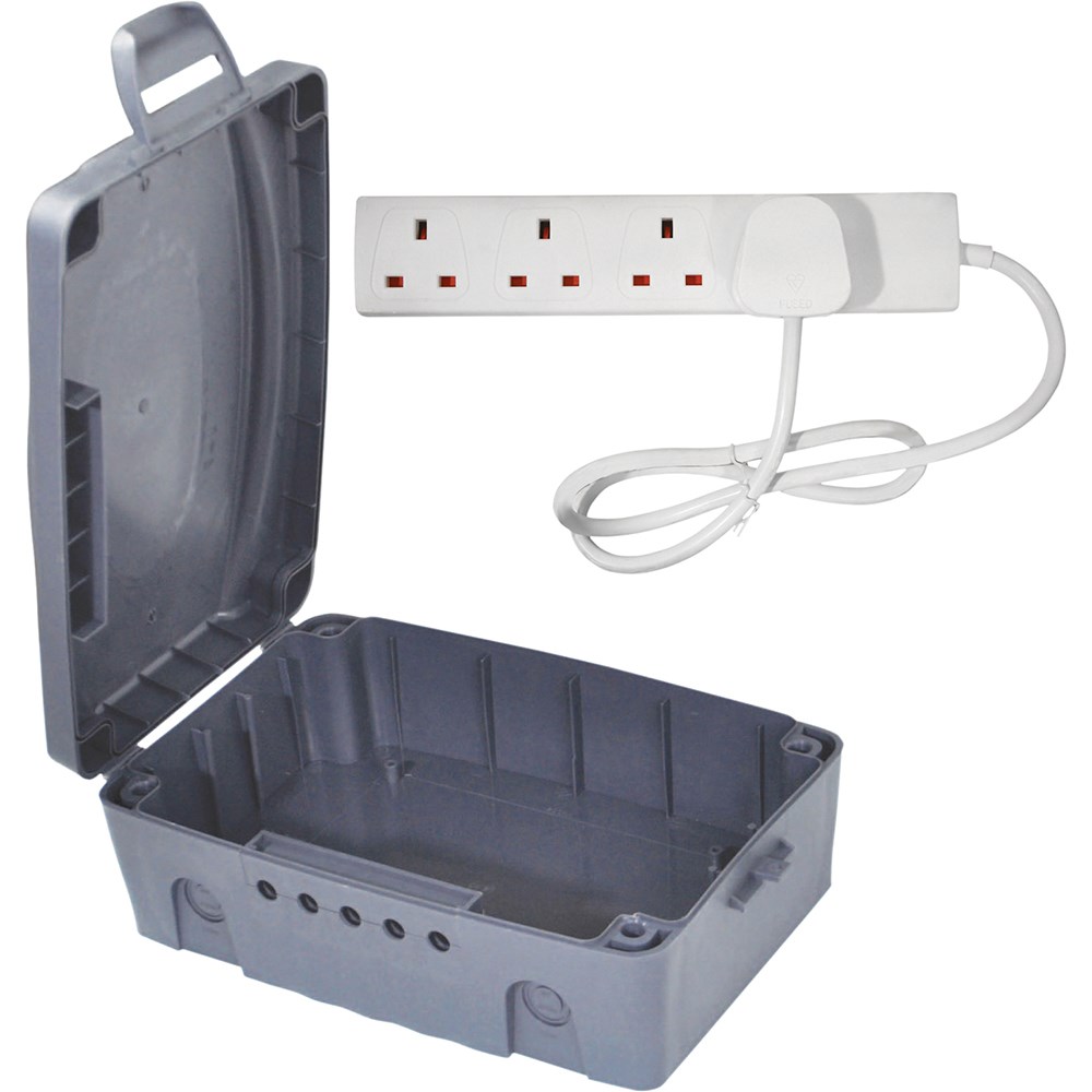 Outdoor IP54 Rated Electrical Dry Box with Extension Lead