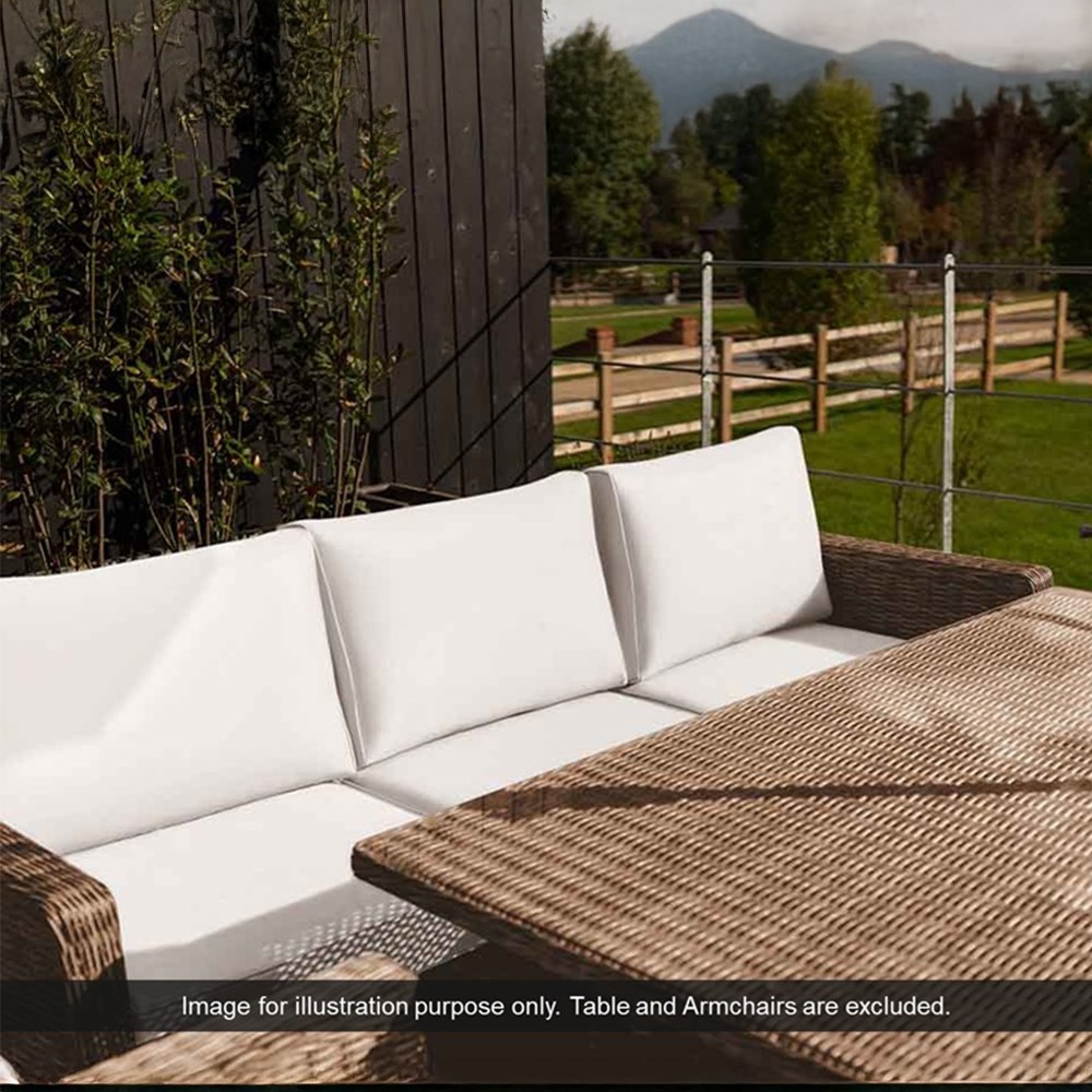Luxury Rattan Sofa Set in Natural