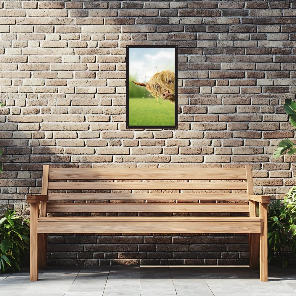 Brody Acrylic Painted Mirror 35cms x 22cms