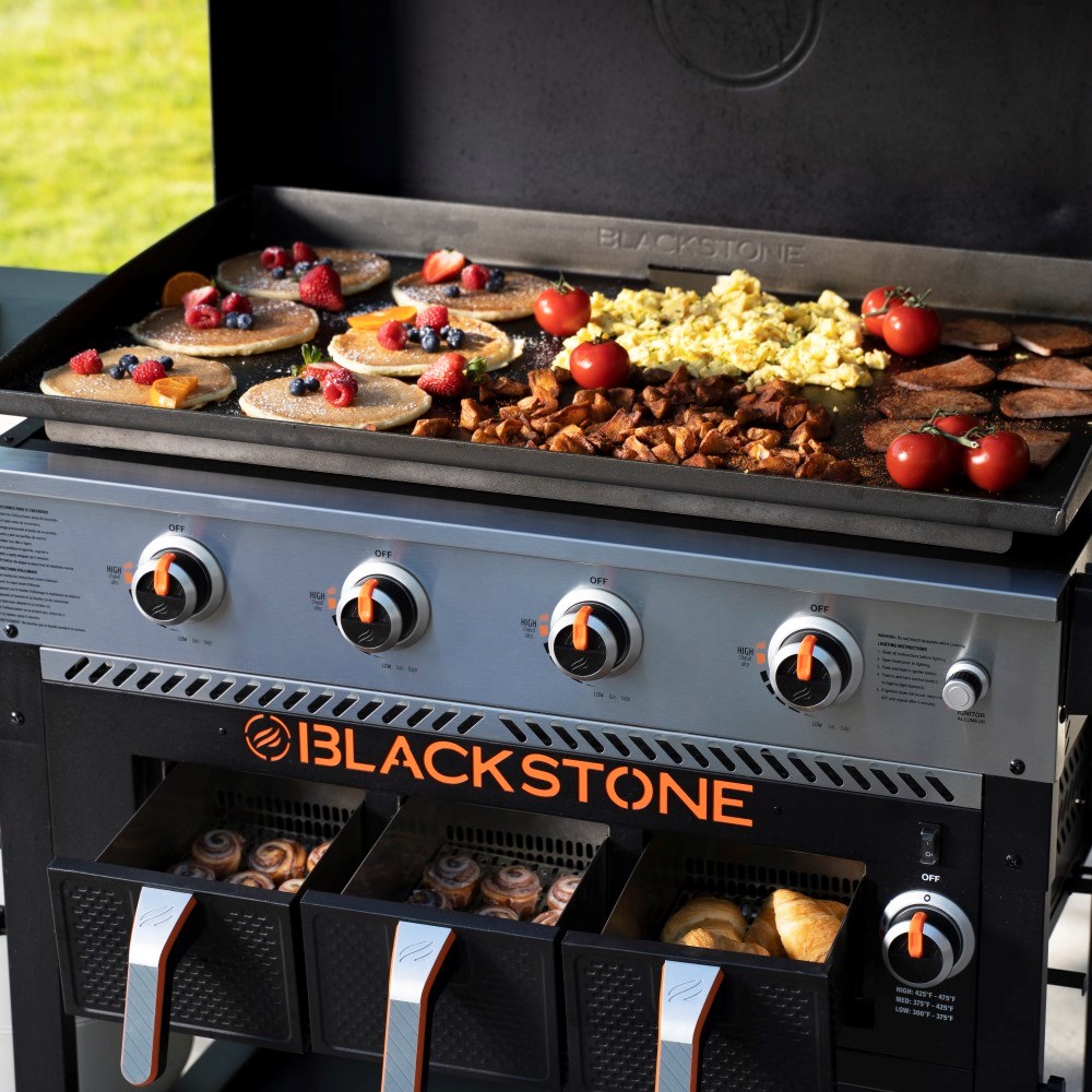 Griddle With 2 Drawer Air Fryer | 36 inch