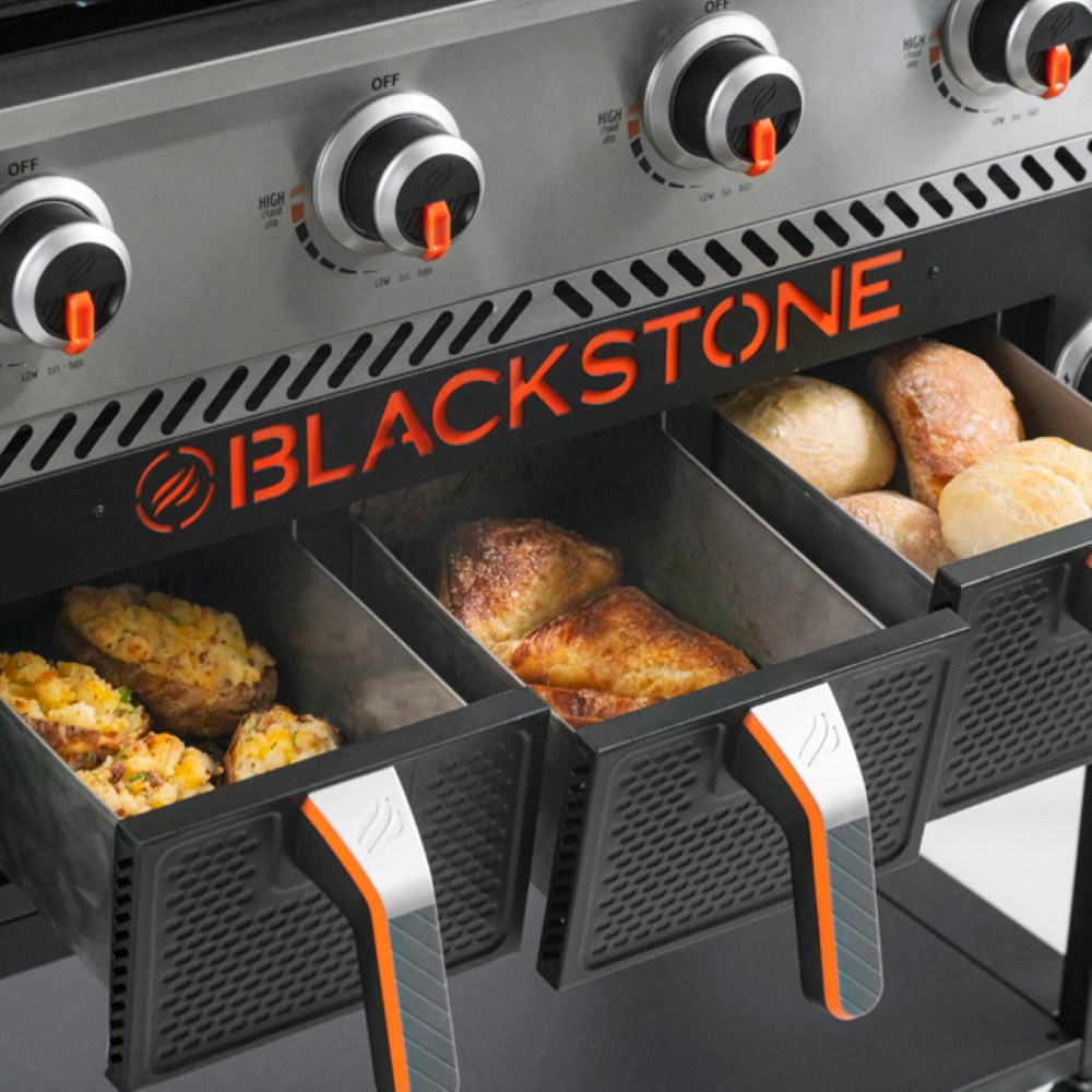 Griddle With 2 Drawer Air Fryer | 36 inch