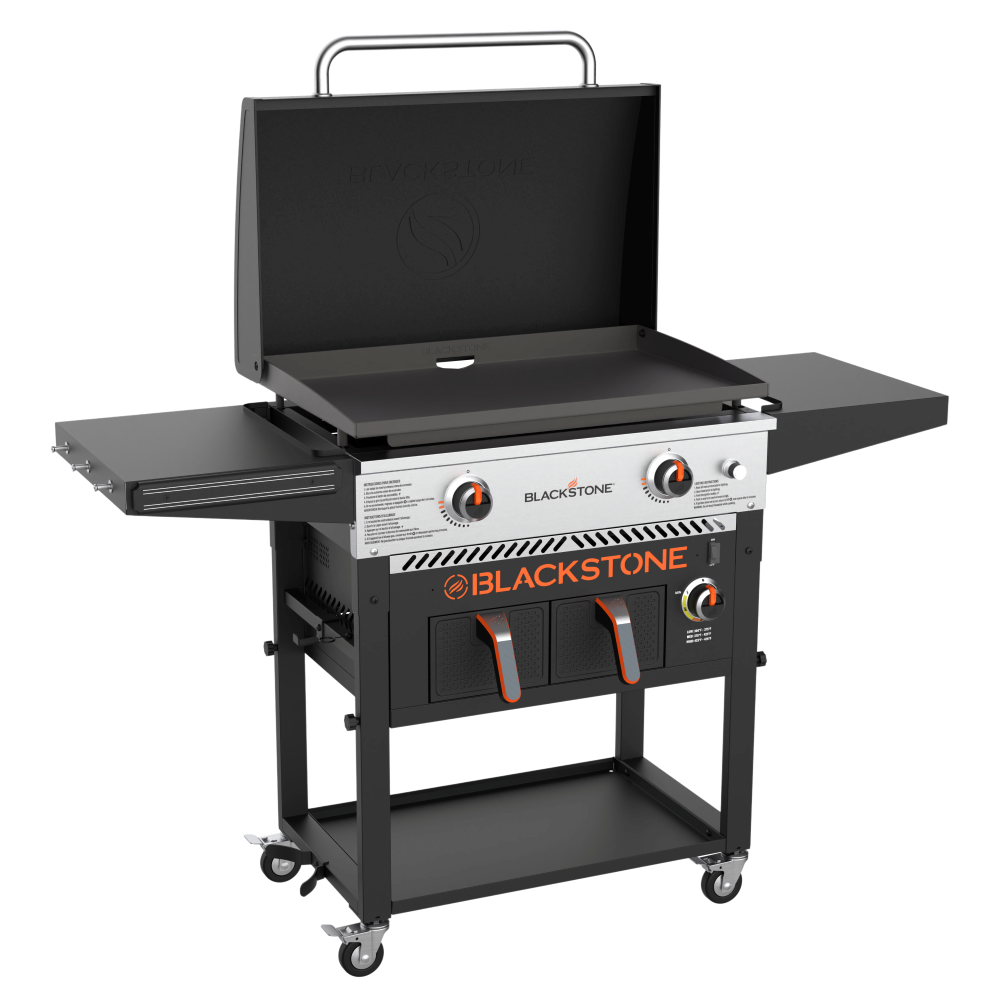 Griddle With 2-Drawer Air Fryer