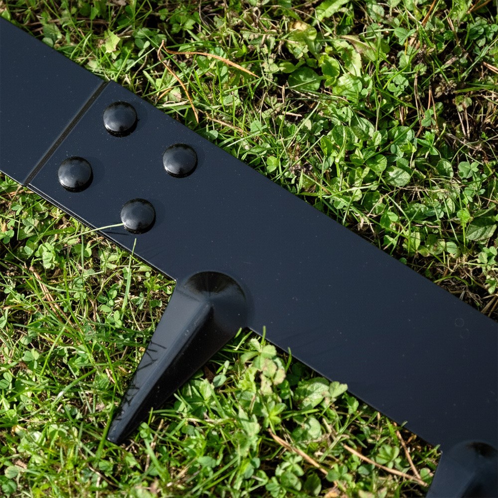 Modular Steel Garden Lawn Edging Strip - Pack of 5