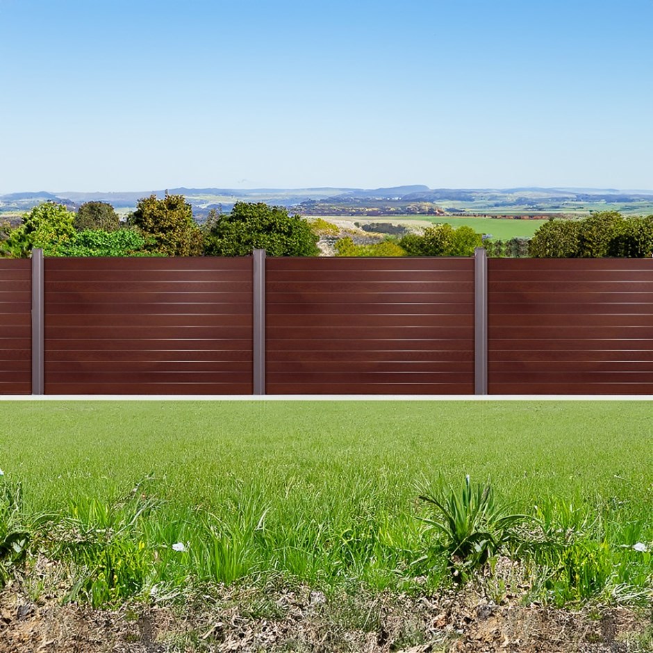 Endurofence Composite Fencing Dark Oak