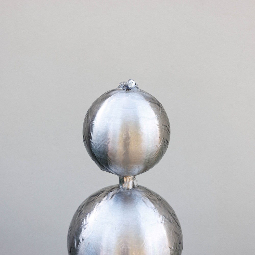 Cascading Sphere Garden Water Column