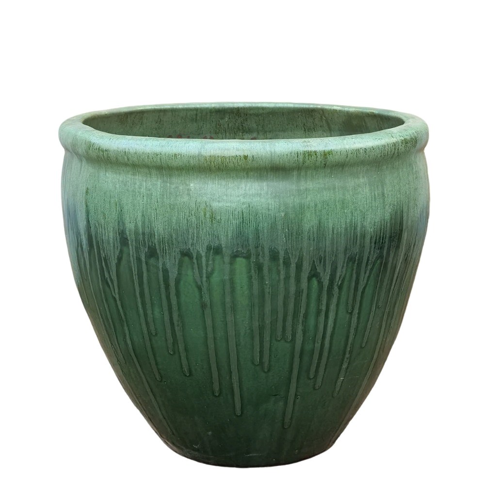 Volterra Glazed Terracotta Planter