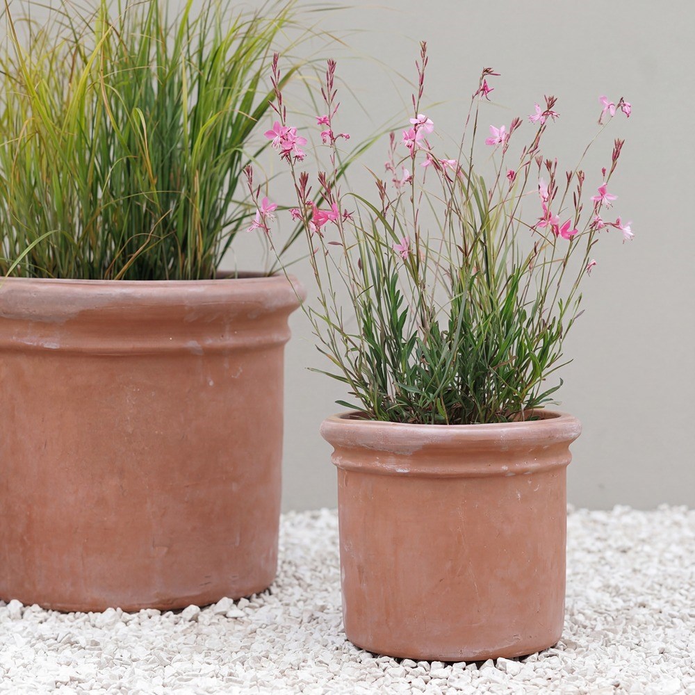 Massa Cylindrical Terracotta Planter