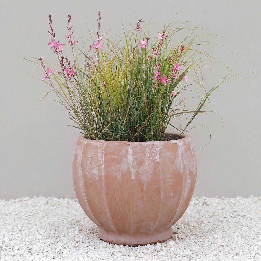 Carra Round Terracotta Planter