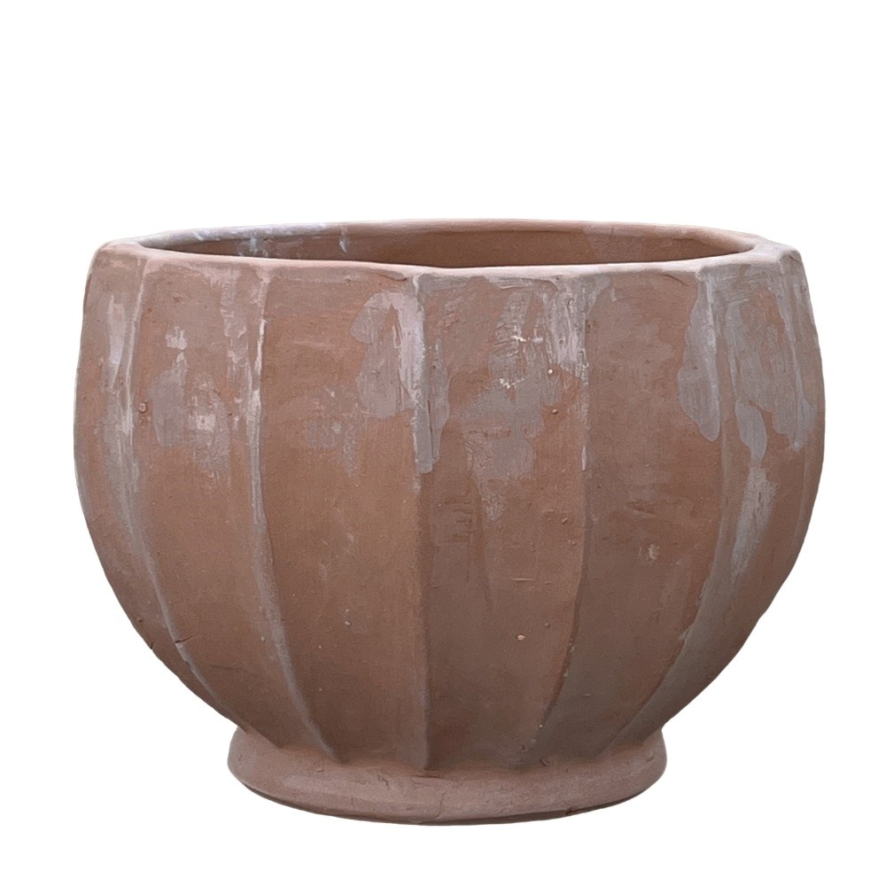Carra Round Terracotta Planter