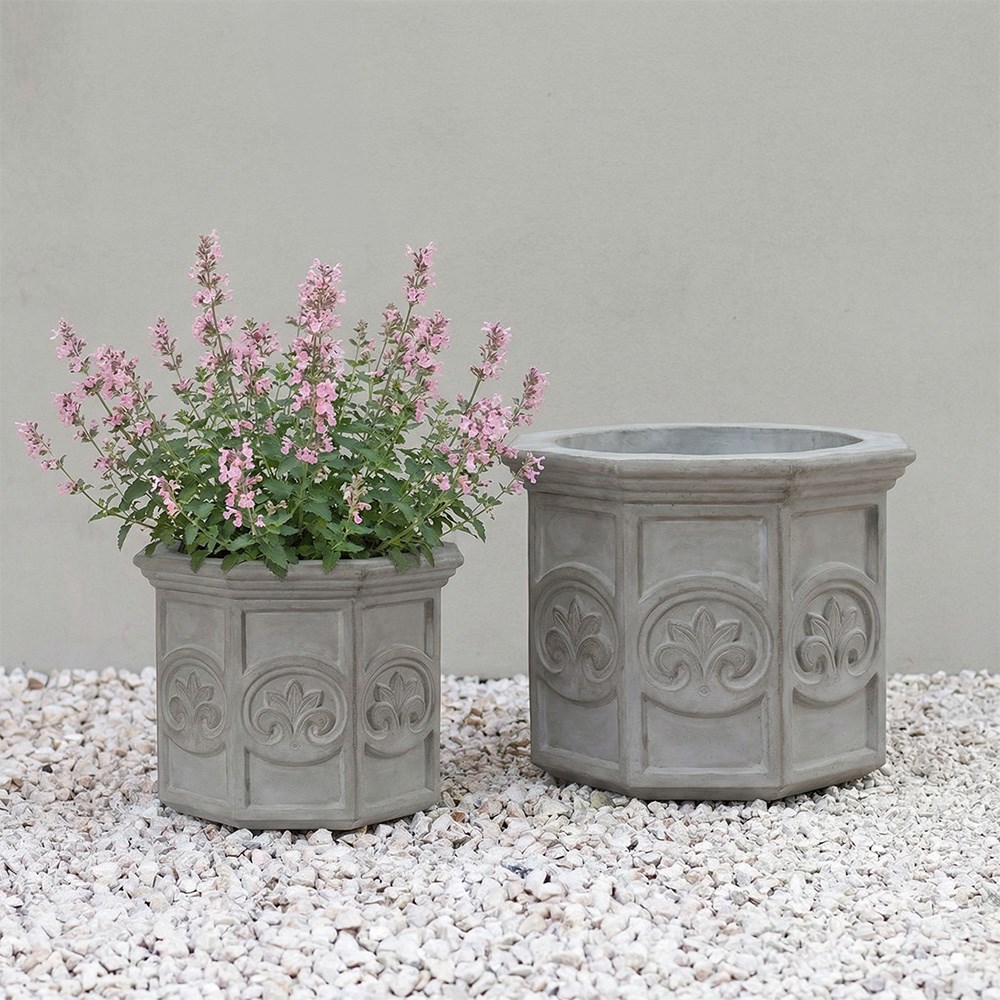 Galgano Hexagon-Shaped Concrete Planter