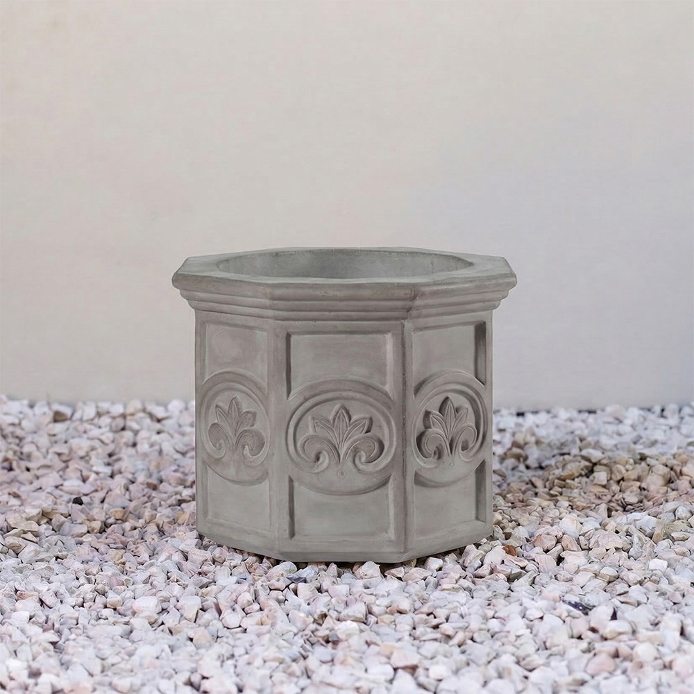 Galgano Hexagon-Shaped Concrete Planter