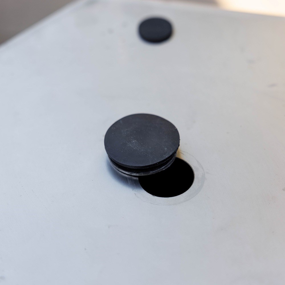 Stainless Steel Hexagon Outdoor Planter