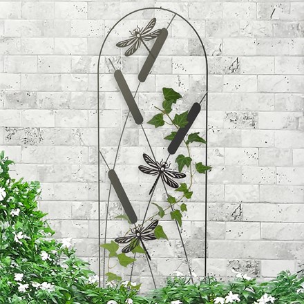 Dragonfly Decorative Pot Trellis