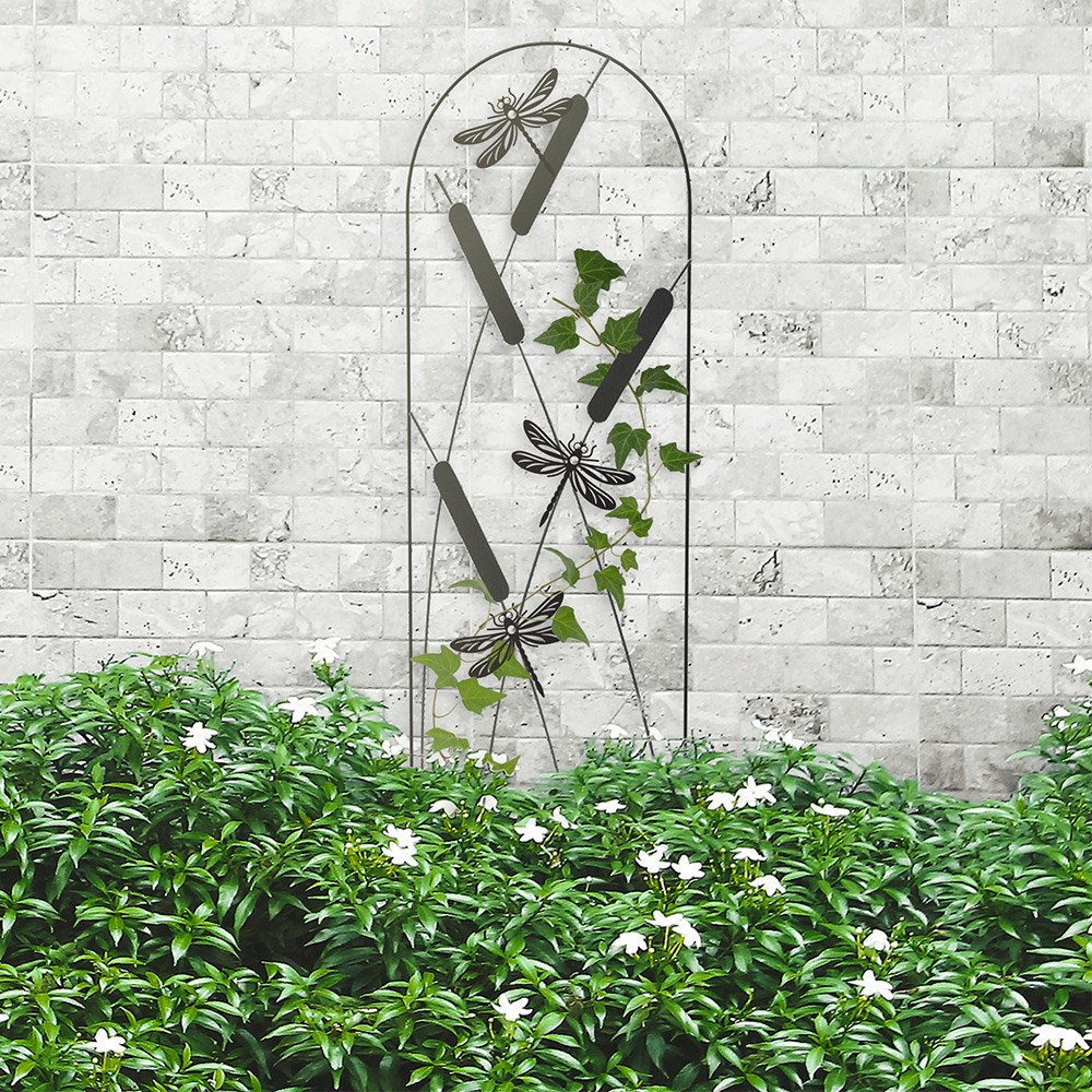 Dragonfly Decorative Steel Garden Trellis