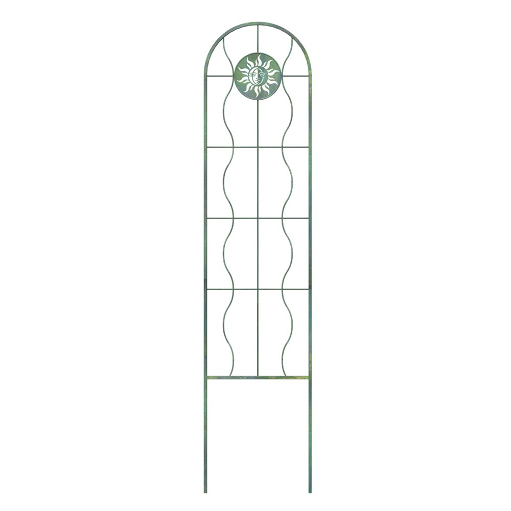 Sun Face Decorative Steel Garden Trellis