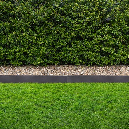 Black Value Straight Edge Landscape Edging