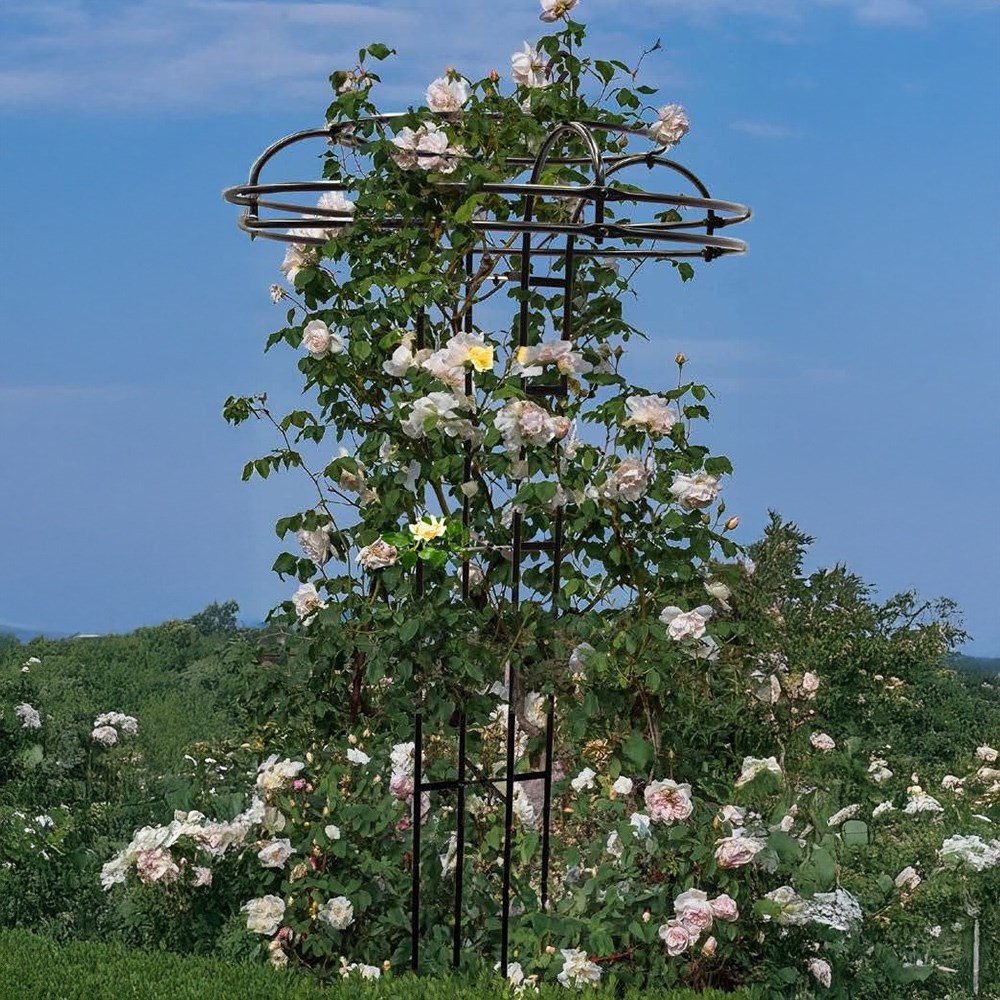 Folding Umbrella Garden Obelisk for Climbing Plants