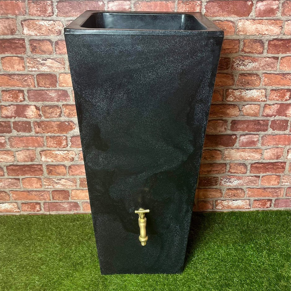 Slim Rainwater Storage Tank with Integrated Planter 100 Litre