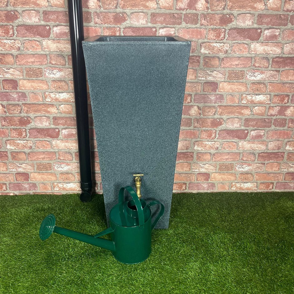 Slim Rainwater Storage Tank with Integrated Planter 100 Litre