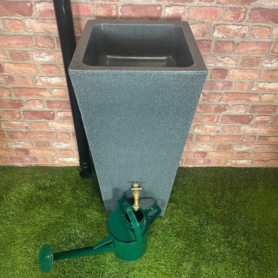 Slim Rainwater Storage Tank with Integrated Planter 100 Litre