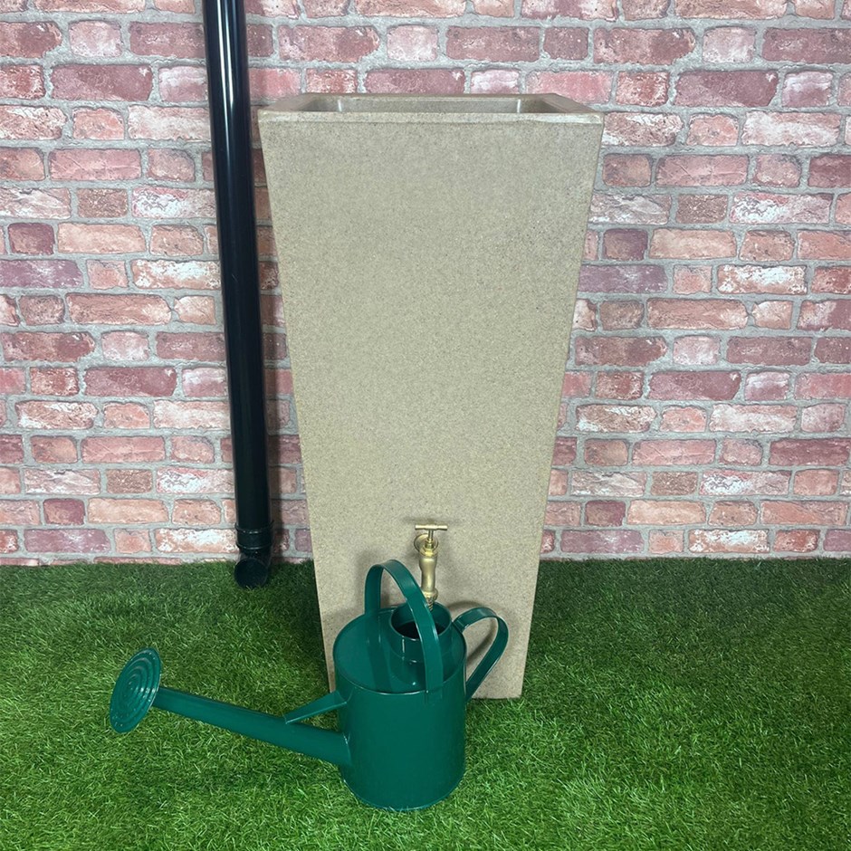 Slim Rainwater Storage Tank with Integrated Planter 100 Litre