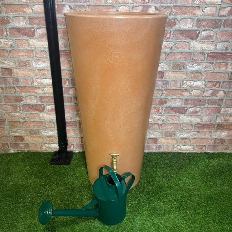 Curved Rainwater Storage Tank with Integrated Planter 160 Litre