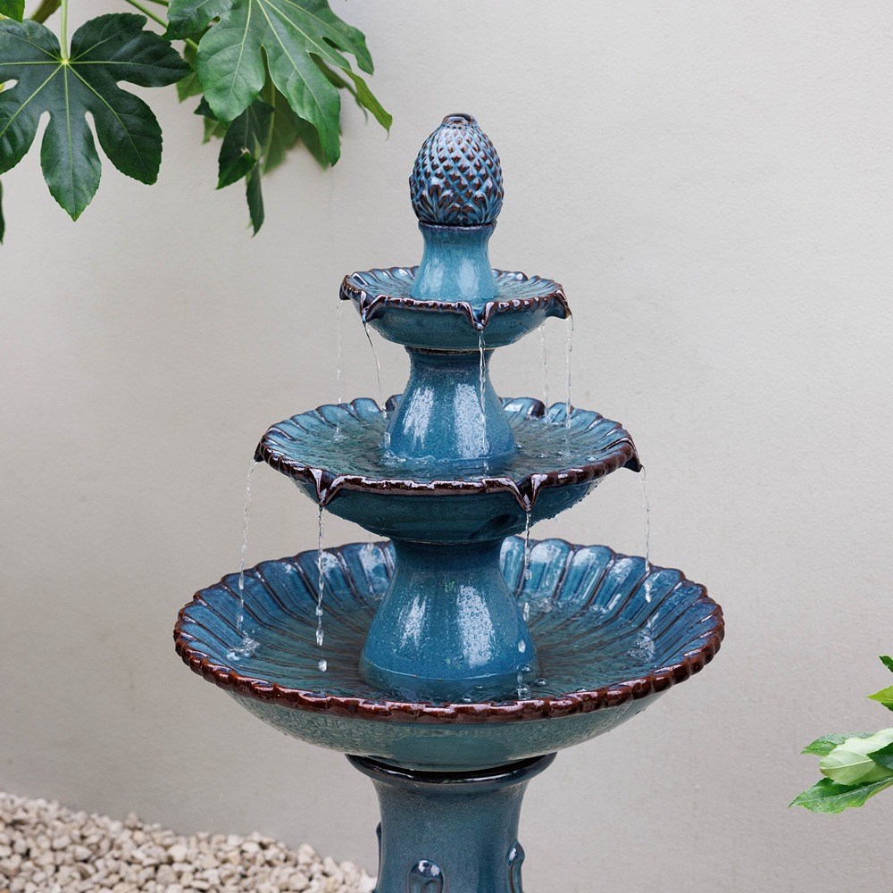 Leet Tiered Ceramic Fountain